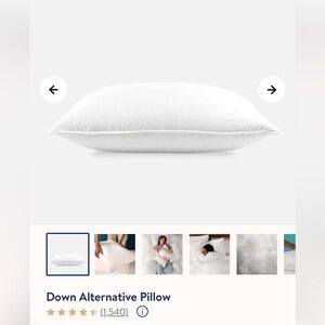 Brooklinen White Down Alternative Pillow